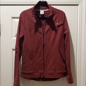 Cabi Maroon Zip-Up Jacket